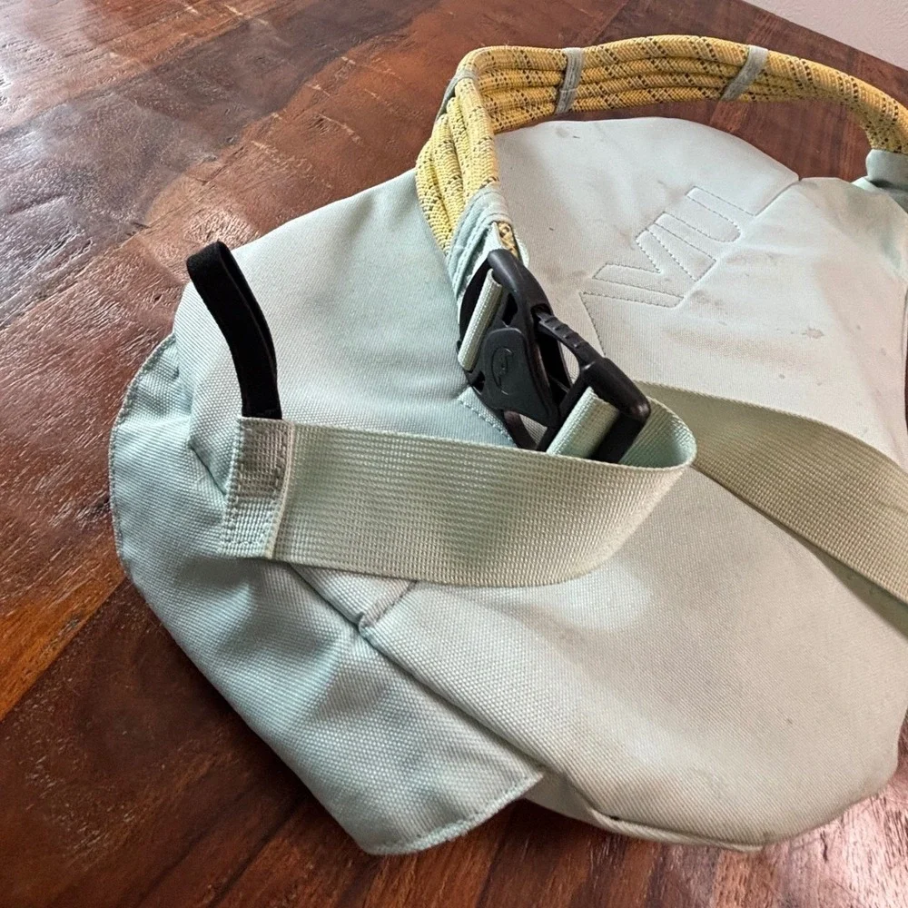 KAVU Rope Bag Mint Green Canvas Sling Crossbody Backpack Outdoors Gorpcore